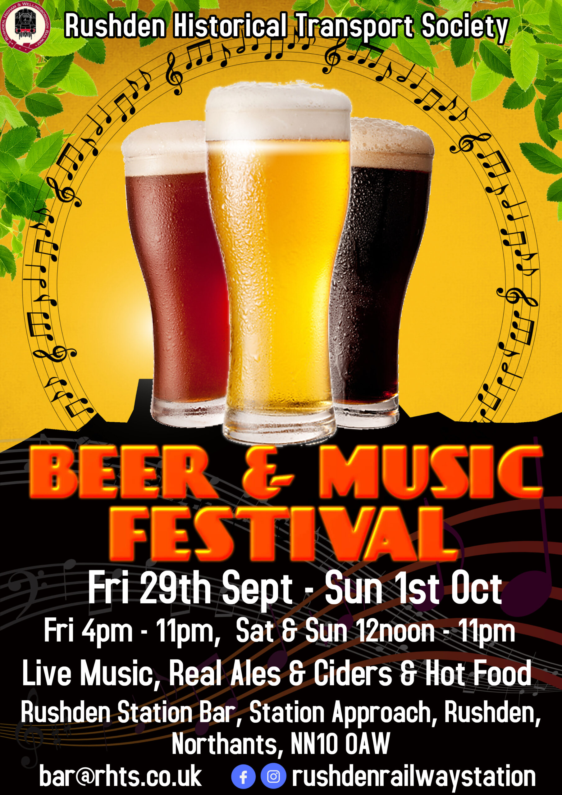 Station Bar - Beer Festival Poster